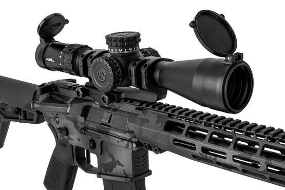 Primary Arms GLx 2.5-10x44 FFP ACSS-Griffin-Mil Rifle Scope mounted on a rifle
